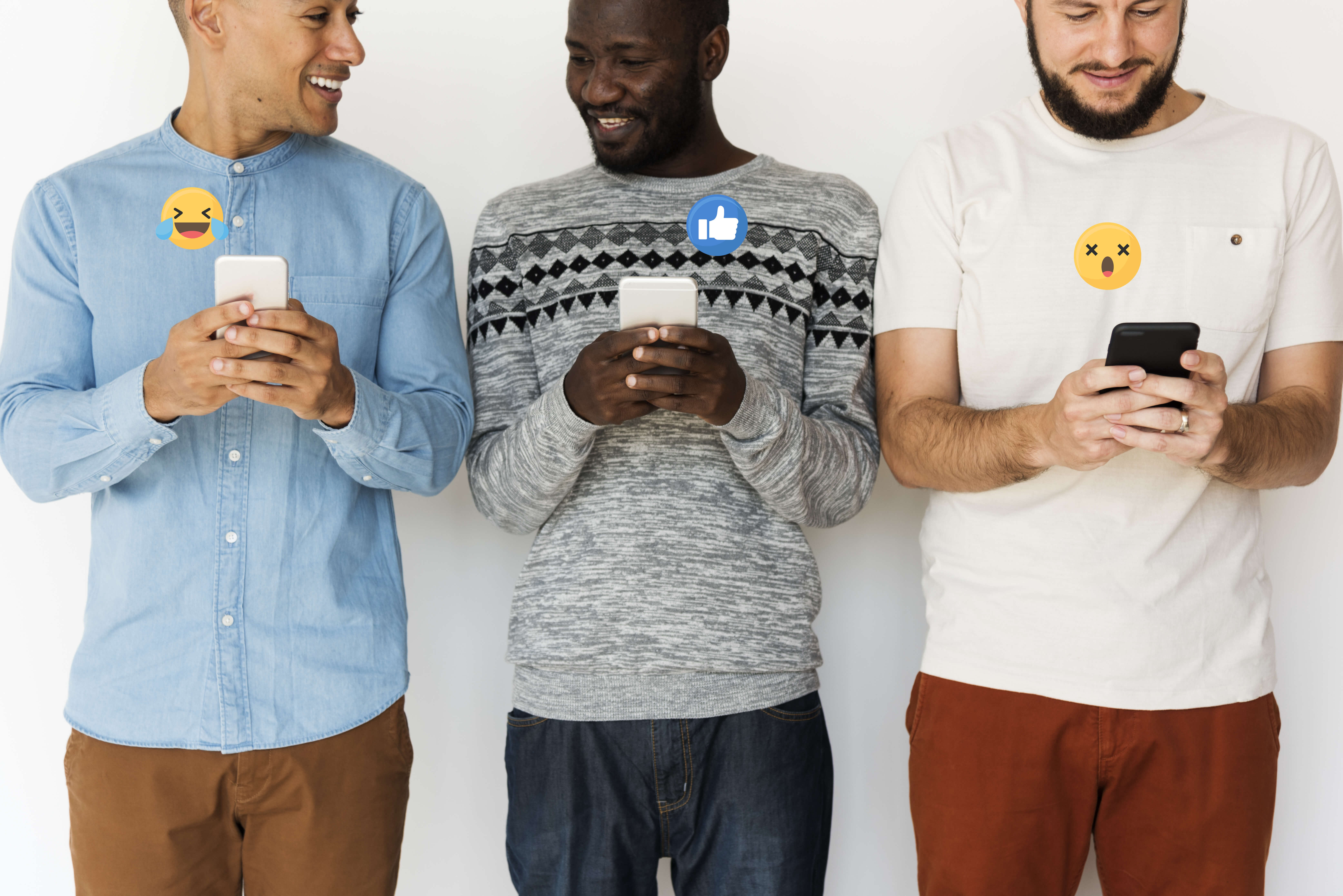 Gen Z checking their mobile devices